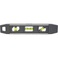 Torpedo Level, 9" L, Aluminum, 3 Vials, Magnetic WestPier