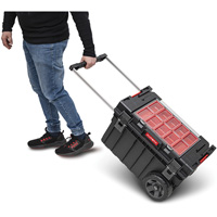 Arx&reg; Rolling Tool Chest, 23-4/5" x 16" x 15-3/5", Black WestPier