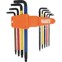Jeu de cl&eacute; hex de style L extra longues et chromocod&eacute;es avec support, 9 mcx, Imp&eacute;rial WestPier