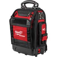 Sac &agrave; dos structur&eacute; PackOut, 9-1/2" lo x 18" la, Noir/Rouge, Polyester WestPier