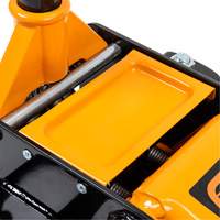 Heavy-Duty Floor Jack, 3 Ton(s) Capacity, 5-1/4" Lowered, 18-1/4" Raised, Manual Hydraulic WestPier