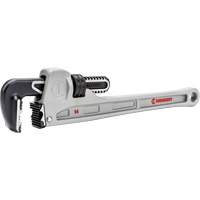 Cl&eacute; &agrave; tuyau &agrave; m&acirc;choires K9, Cap des m&acirc;choires 2-3/8", Longueur 14", Fini Rev&ecirc;tement en poudre, Prise Non-ergonomique WestPier