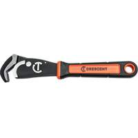 Cl&eacute; bimat&eacute;riau auto-ajustable pour tuyau, Cap des m&acirc;choires 1-1/2", Longueur 12", Fini Oxyde noir, Prise Coussin&eacute;e WestPier