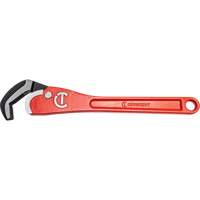 Cl&eacute; pour tuyau en acier auto-ajustable, Cap des m&acirc;choires 2-1/2", Longueur 16", Fini Rev&ecirc;tement en poudre, Prise Non-ergonomique WestPier