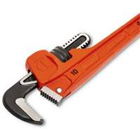 Cl&eacute; pour tuyau SLIM JAW, Cap des m&acirc;choires 1-9/10", Longueur 10", Fini Rev&ecirc;tement en poudre, Prise Non-ergonomique WestPier