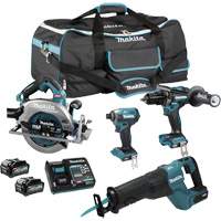 Ensemble 4 outils &agrave; moteur sans balai XGT, Lithium-ion, 40 V WestPier
