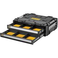 TOUGHSYSTEM&reg; 2.0 DXL 2 Drawers Unit, 30" x 21-13/20" x 10", Black/Yellow WestPier