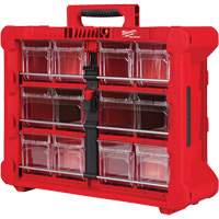 PACKOUT Tilt Bin Organizer, 15-1/5" x 19-7/10" x 6-7/10", Black/Red WestPier