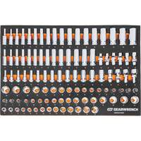 MEGAMOD Metric Mechanics Tool Set in Modular Foam Trays with Rolling Cabinet, 358 Pieces WestPier