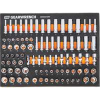 MEGAMOD Metric Mechanics Tool Set in Modular Foam Trays with Rolling Cabinet, 358 Pieces WestPier