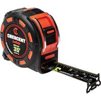 Ruban &agrave; mesurer Shockforce NITE EYE, 1-1/4" x 35', Marques de goujon SAE WestPier