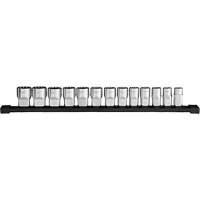 Jeu de douilles m&eacute;triques &agrave; 12 pans, 13 Mcx, Prise de 1/2" WestPier