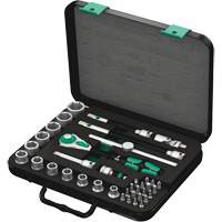 8100 SB 4 Zyklop Speed Ratchet Set, 38 Pcs, 3/8" Drive Size WestPier