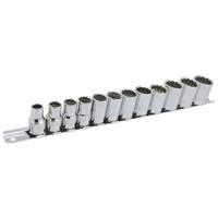 SS3812M-12 12-Point Metric Socket Set, 12 Pcs, 3/8" Drive Size WestPier