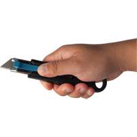 Standard-Duty Retractable Safety Knife, Stainless Steel, Rubber Handle WestPier