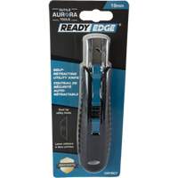 Standard-Duty Retractable Safety Knife, Stainless Steel, Rubber Handle WestPier