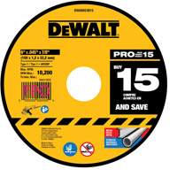 Metal Cutting Wheel, 6" x 0.045", 7/8" Arbor, Type 1, Aluminum Oxide WestPier