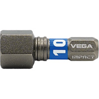 Embout Impactech, Hexagonale, 10 mm, Prise 1/4" WestPier