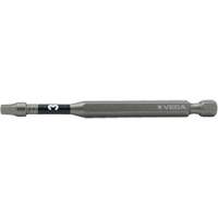 Impactech&reg; Power Bit, Square, #3 Tip, 1/4" Drive Size, 6" Length WestPier