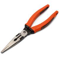 Z2 Long Nose Plier with Dual Material Grip Rawhide Handle, 8" L WestPier