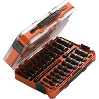 KNECT Drive Socket Set, 23 Pcs, Impact, 3/8" Drive Size, Deep WestPier