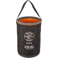 Straight Utility Bucket, 17" L x 12" W x 4" H, Nylon, Black/Grey/Orange WestPier