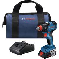 Ensemble visseuse/cl&eacute; &agrave; chocs 2-en-1 pour embouts et douilles, 1/2", 1800 lb-po Couple max., 18 V, Lithium-ion WestPier