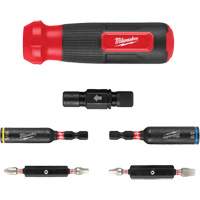 8-IN-1 Multi-Bit & Nut Driver with SHOCKWAVE Impact Duty Bits & Nut Drivers, 8-1/3" L, Cushion Grip Handle WestPier