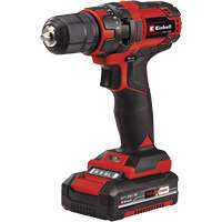 Cordless Drill/Driver Kit, Lithium-Ion, 18 V, 3/8" Chuck, 310 in-lbs Torque WestPier
