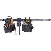 Ensemble de tabliers robustes Phantom 4 morceaux, Cuir, Noir WestPier