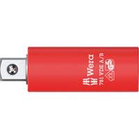 A/B VDE Insulated Connector, 1/4" Drive, 3/8" Socket, 2.78" L, Ball WestPier