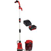 Cordless Clean Water Rain Barrel Pump with 4Ah Battery & Charger Starter Kit, 18 V, 792.5 GPH WestPier