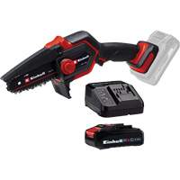Cordless Compact Pruning Chain Saw with 2.5Ah Battery & Charger Starter Kit, 6", Battery Powered, 18 V WestPier