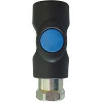 TOPQUIK S1 Industrial Quick Coupler, Polyester Composite/Stainless Steel, 1/4", Female NPT, 174 PSI WestPier