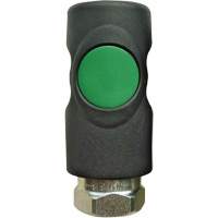 TOPQUIK S1 Ultraflo 7.8 mm Quick Coupler, Polyester Composite/Stainless Steel, 1/4", Female NPT, 174 PSI WestPier