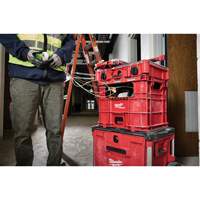 PACKOUT Wire Pulling XL Crate, 15-3/4" x 18-5/8" x 15", Black/Red WestPier