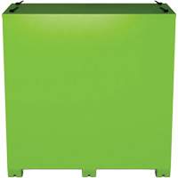Armoire de rangement d'&eacute;PI sur place, Acier, Vert lime haute visibilit&eacute; WestPier