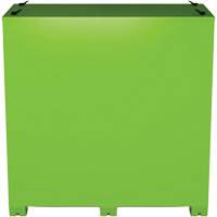 Armoire ventil&eacute;e pour le rangement d'&eacute;PI sur place, Acier, Vert lime haute visibilit&eacute; WestPier