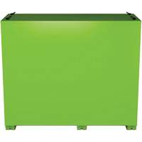 Armoire de rangement d'&eacute;PI sur place, Acier, Vert lime haute visibilit&eacute; WestPier