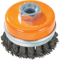 Knot-Twisted Wire Cup Brush, 5" Dia. x 5/8"-11 Arbor UE899 | WestPier