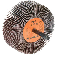Flap Wheels-Coolcut Flap Wheels, Aluminum Oxide, 60 Grit, 3" x 1" x 1/4" WestPier