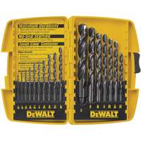 Jobber Drill Bit Set, 17 Pieces, High Speed Steel WestPier
