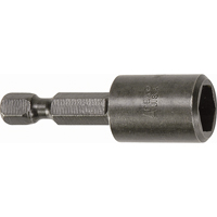 Nutsetter For SAE Sheet Metal Screws, 1/4" Tip, 1/4" Drive, 2-14/25" L, Non-Magnetic UQ803 | WestPier