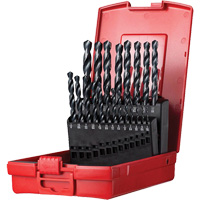 Jobber Length Drill Bit Set, 21 Pieces, High Speed Steel WestPier