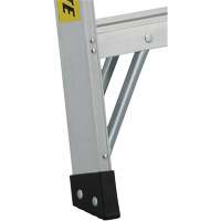 3400 Series Industrial Extra Heavy-Duty Step Ladder, 4', Aluminum, 300 lbs. Capacity, Type 1A WestPier
