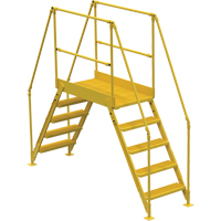 Crossover Ladder, 103-1/2" Overall Span, 50" H x 48" D, 24" Step Width VC452 | WestPier