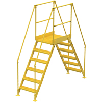 Crossover Ladder, 104" Overall Span, 60" H x 36" D, 24" Step Width VC455 | WestPier