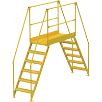 Crossover Ladder, 128" Overall Span, 60" H x 60" D, 24" Step Width WestPier