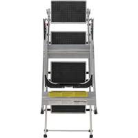 Tilt & Roll Step Stool Ladder, 4 Steps, 44.25" x 22.13" x 59" High VD440 | WestPier