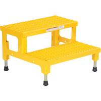 Adjustable Step-Mate Stand, 2 Step(s), 23-13/16" W x 22-7/8" L x 15-1/4" H, 500 lbs. Capacity VD446 | WestPier